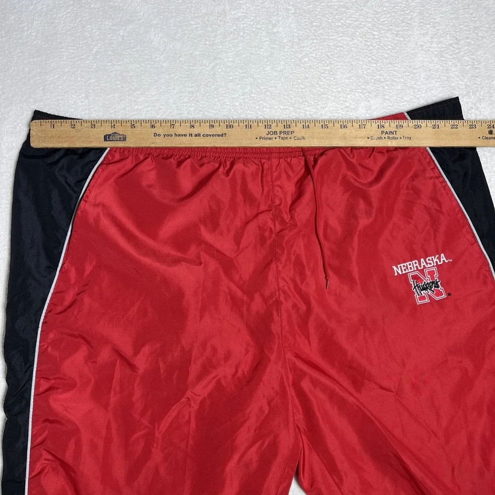 Nebraska Cornhuskers Joggers Warm Up Men's XL NCAA Football Zip Legs Red Oak